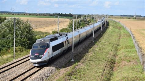 High Speed Trains On The Lgv Nord 19082019 Youtube