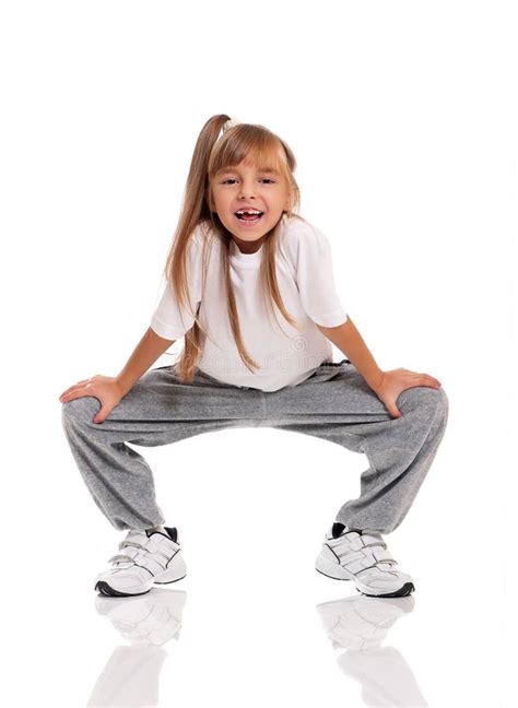Little Girl Dancing Stock Photo Image Of Exercise Lifestyle 28706972