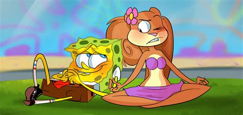 Spongebob And Sandy Spongebob Squarepants Fan Art Fanpop