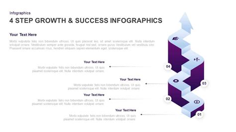 4 Steps Growth Template Design Slidemodel Images