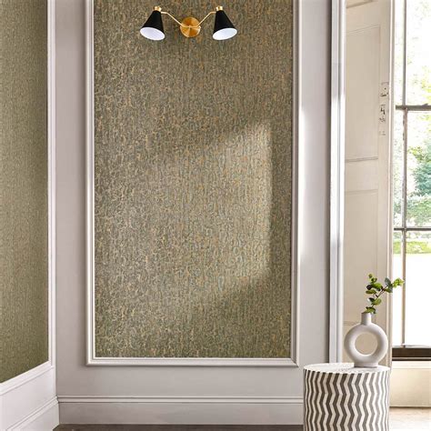 Moresque Glaze Antique Bronze Wallpaper Zoffany By Sanderson Design