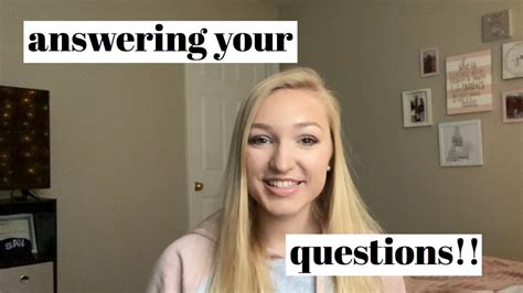 Answering Your Questions Qanda Youtube