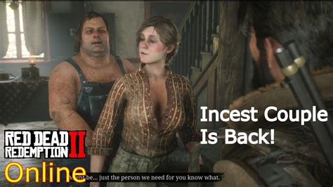 Meeting The Incest Couple Again In Red Dead Online New Cutscene Rdr Youtube
