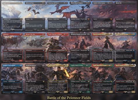 Ltr Battle Of The Pelennor Fields Collage Debut Stream Rmagictcg