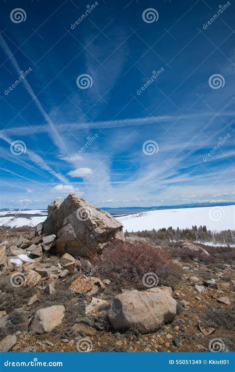 Boulders On Mountain Peak Stock Image Image Of Northern 55051349