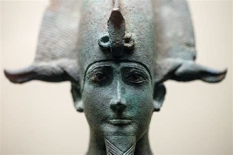 This Bronze Late Period C 747 332 Bc Statue Of Osiris Is In The
