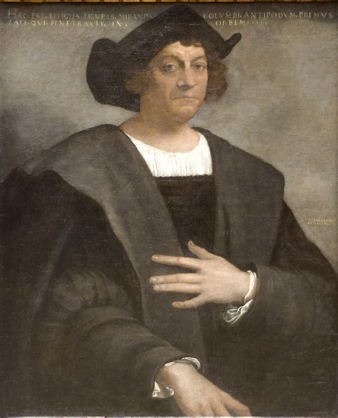 Portrait Of A Man Said To Be Christopher Columbus Born About 1446