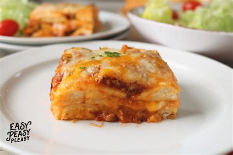 Lazy Lasagna Ravioli Using 5 Ingredients Easy Peasy Pleasy