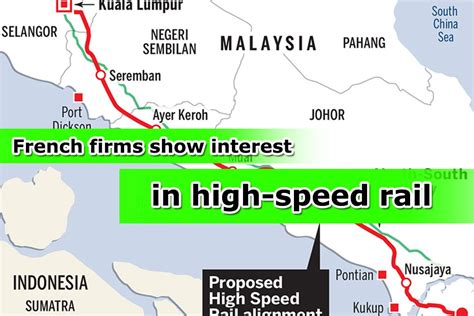 Singapore Kuala Lumpur High Speed Rail Project Interests French Firms
