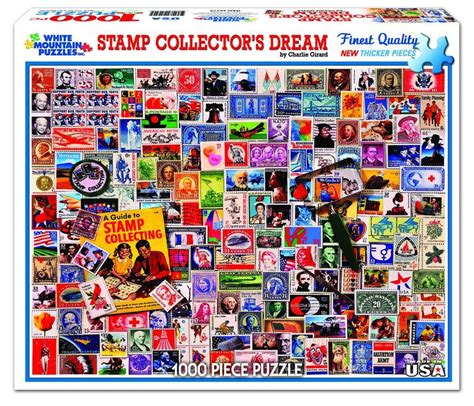 Stamp Collectors Dream ~ A 1000 Piece Jigsaw Puzzle By White