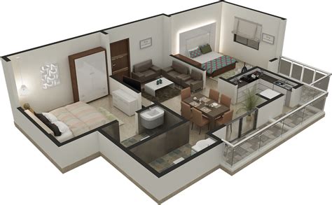 Download 3d Floor Plan Design Services Living Room Isometric View