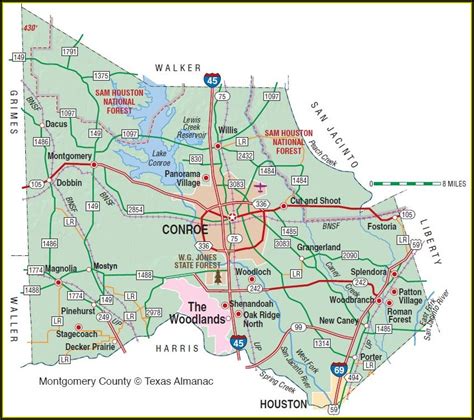 Map Of Montgomery County Texas Precincts Map Resume Examples