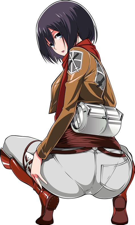 Mikasa Ackerman 02 Render Lineart By Alemangekyo From Patreon Kemono
