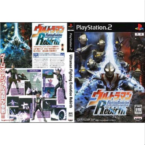 Ps2 Games Collection Ultraman Fighting Evolution Rebirth Shopee