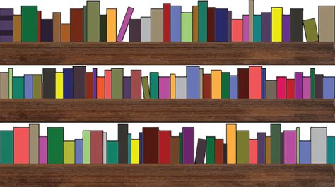 Bookshelves Openclipart