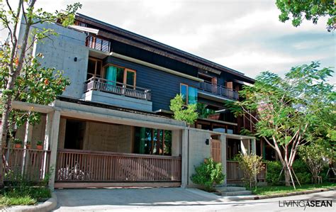 Contemporary Thai Wooden House Masterpiece Living Asean