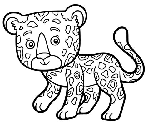 Dibujos De Jaguar Facil Para Colorear Para Colorear Pintar E Imprimir