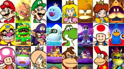Mario Party Star Rush All Characters All Bosses No Damage Youtube
