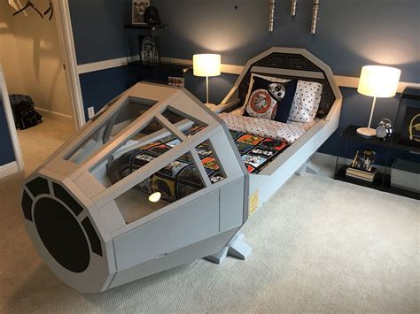 A star wars themed bedroom will be a good idea for your kids. Seven Star Wars-Inspired Home Products| EcoBuilding Pulse ...