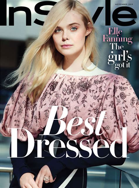 Maleficent Mistress Of Evil Star Elle Fanning Covers Instyles