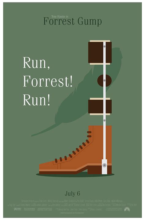 Forrest Gump Movie Poster Series On Behance