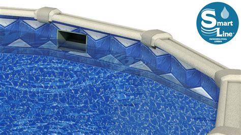Buy Smartline Tuscan 27 Foot Round Pool Liner Unibead Style 52 Inch