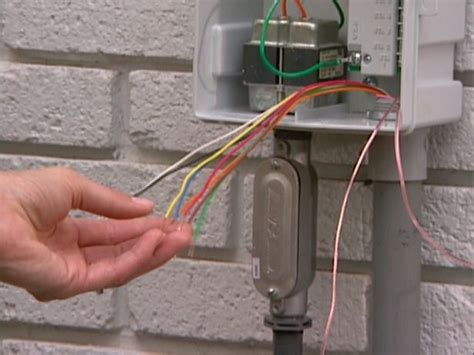 Copper wire wire connection soldering method is: How To Wire the Electric Controller for a Sprinkler System | Sprinkler system diy, Sprinkler ...