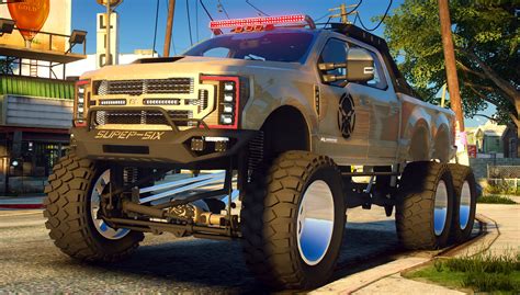 Ford F350 6x6 2020 Add On Fivem Gta5