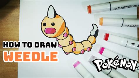 How To Draw Weedle Pokemon Easy Anime Drawing Animedrawholic