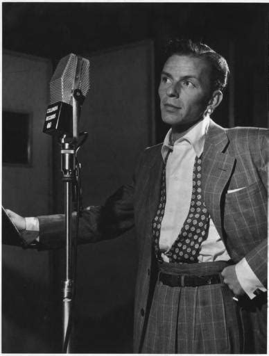 Portrait Of Frank Sinatra Liederkrantz Hall New York Ny Ca 1947