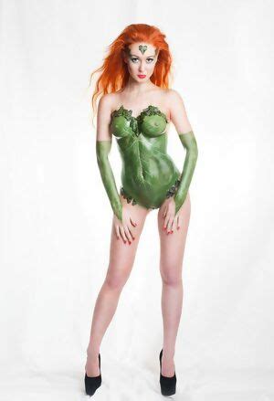 Poison Ivy Bodypaint Hd Porn Pics