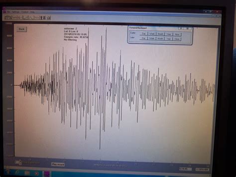 Geotripper: California's 6.9 Magnitude as Recorded at Modesto Junior 