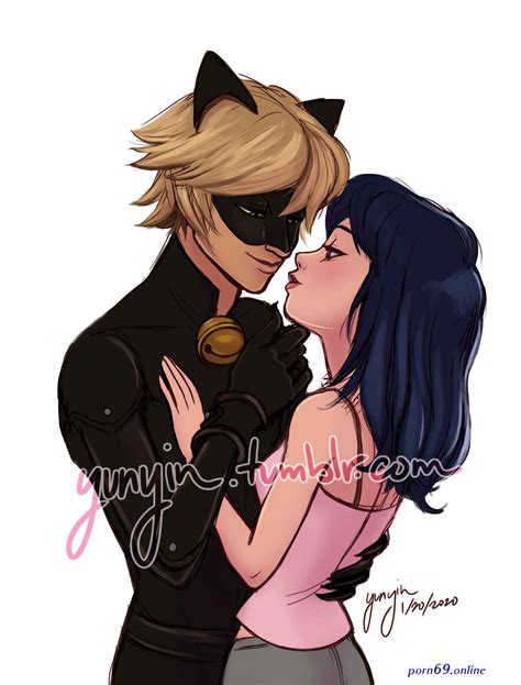 Marinette And Adrien Agreste Marinette Kissing In The Bed Naked From