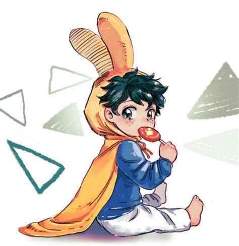 Baby Deku Bunny By Sosososuki Churchofmidoriya
