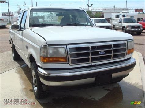 1995 Ford F150 Xlt Extended Cab 4x4 In Colonial White Photo 4 B87647