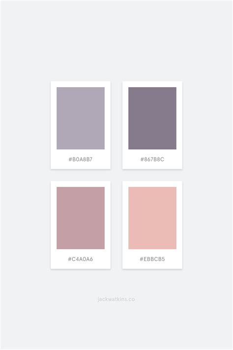 Muted Colourful Simple Colour Palette Pantone Colour Palettes