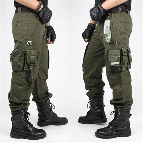 Military Tactical Pants Camo Trouser Army Clothes