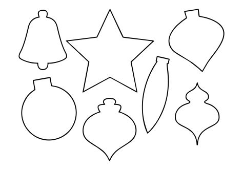 15 Best Printable Christmas Ornament Templates Pdf For Free At Printablee