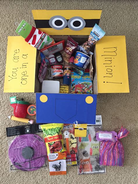 They also make great raffle prizes! September College Care Package | Birthday care packages ...