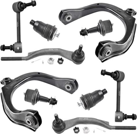 Amazon Com Astarpro Pcs Front Suspension Kit Upper Control Arms Upper And Lower Ball Joints