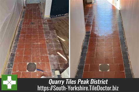 150 Year Old Quarry Tiled Floor Restored In The Peak District Quarry