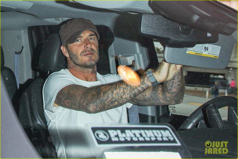 David Beckham Shows Off His Completely Tattooed Arms Photo 3550793