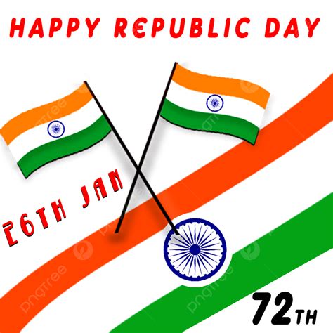 Republic Day India Hd Transparent Happy Republic Day With India Flag