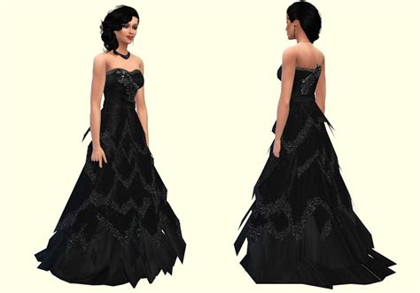 Best Sims Collection Sims 4 Clothing Vestido Carmen From Pqsims4