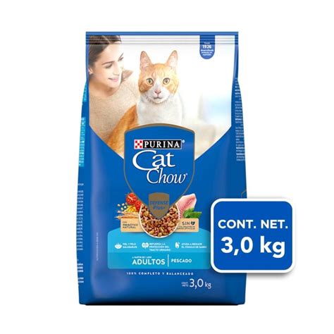 Alimento Para Gato Purina Cat Chow Adultos Sabor Pescado Kg Walmart