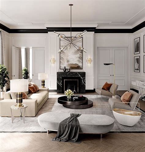 Living Room Modern Classic Interior Design Recuperadores Decorfogo
