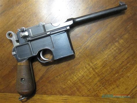 Antique Mauser Broomhandle C96 Pist For Sale At