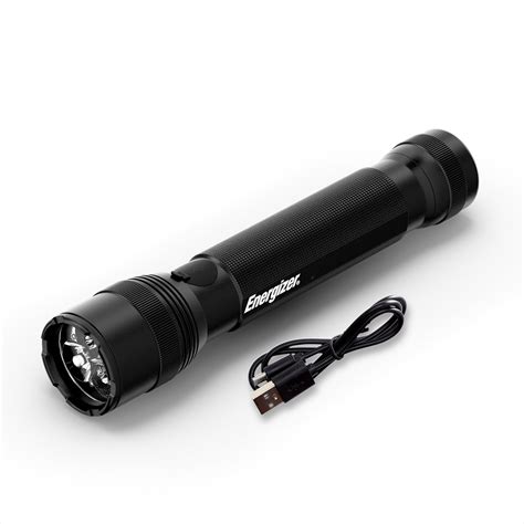 Energizer Tac R 1200 Rechargeable Tactical Flashlight 1200 Lumens