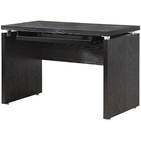 Coaster Russell Full Extension Computer Desk In Black Oak Cymax Business