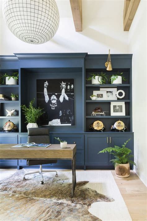 25 Chic Blue Home Offices In Various Styles Shelterness